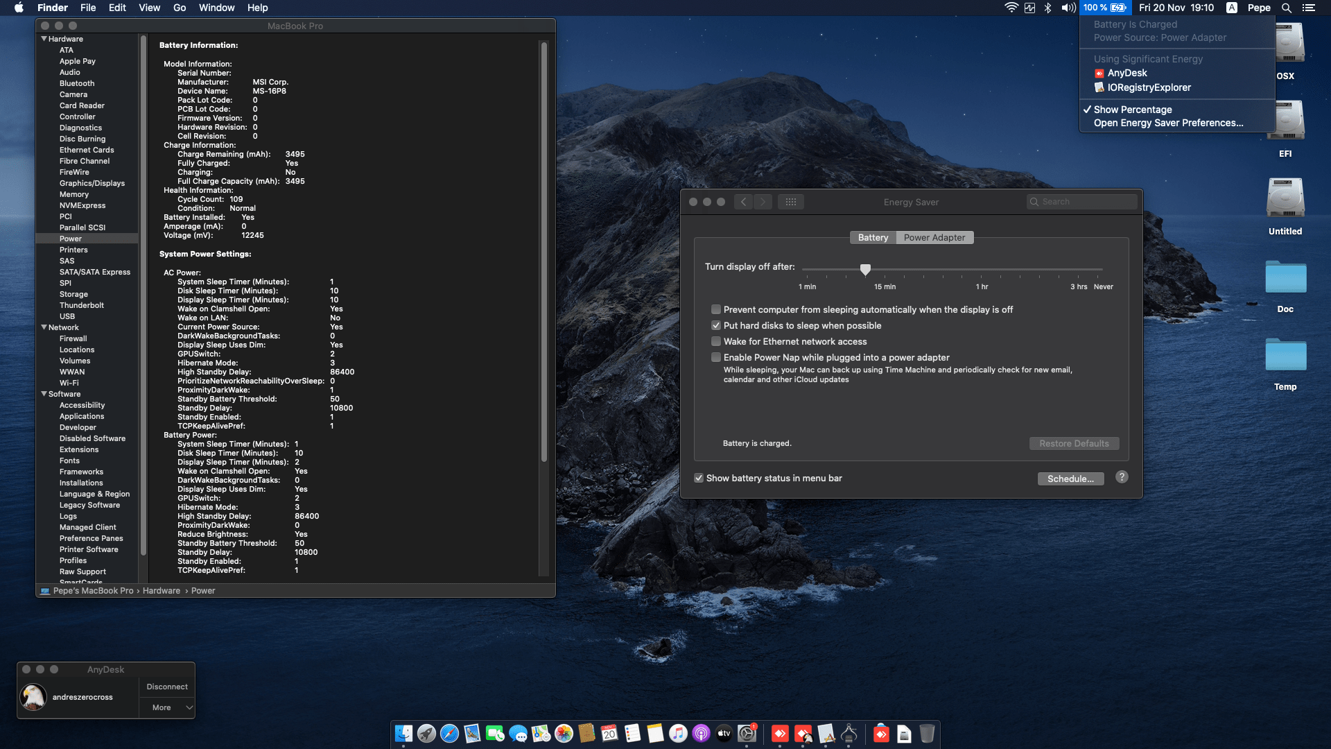 MSI GL63 8RCS 049XES [CoffeeLake   Intel UHD 630 + I2C]   OpenCore 6